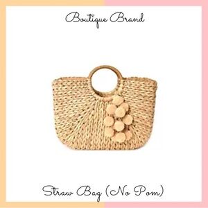 Tan Straw Bag